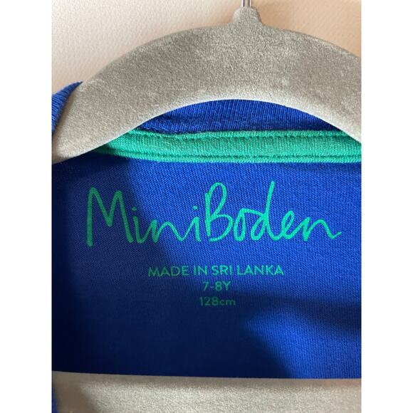 Mini Boden Long Sleeve T-shirt Dog Driving Race Car Applique Size 7-8Y - Picture 4 of 6